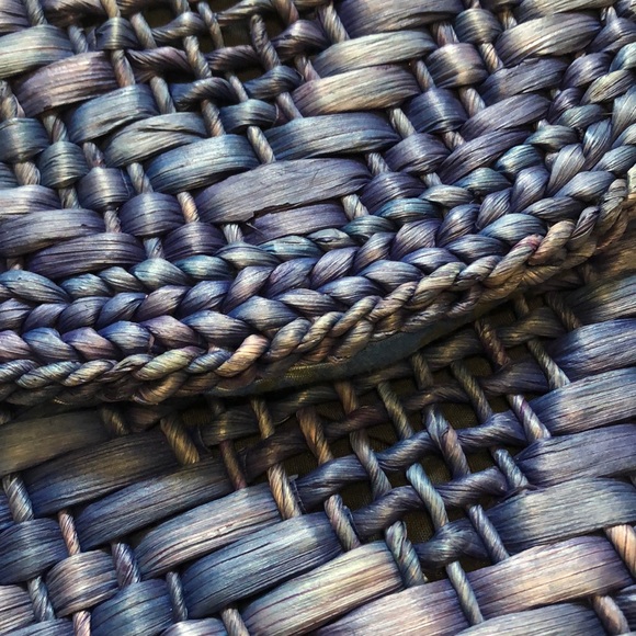 Rattan Blue envelope clutch - Picture 4 of 5